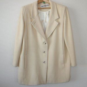 Mackintosh New England Vintage Cream Wool Coat